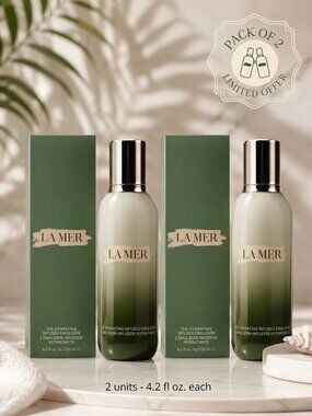 2 PACK La Mer The Hydrating Infusion Emulsion 125ml/4.2oz - NEW
